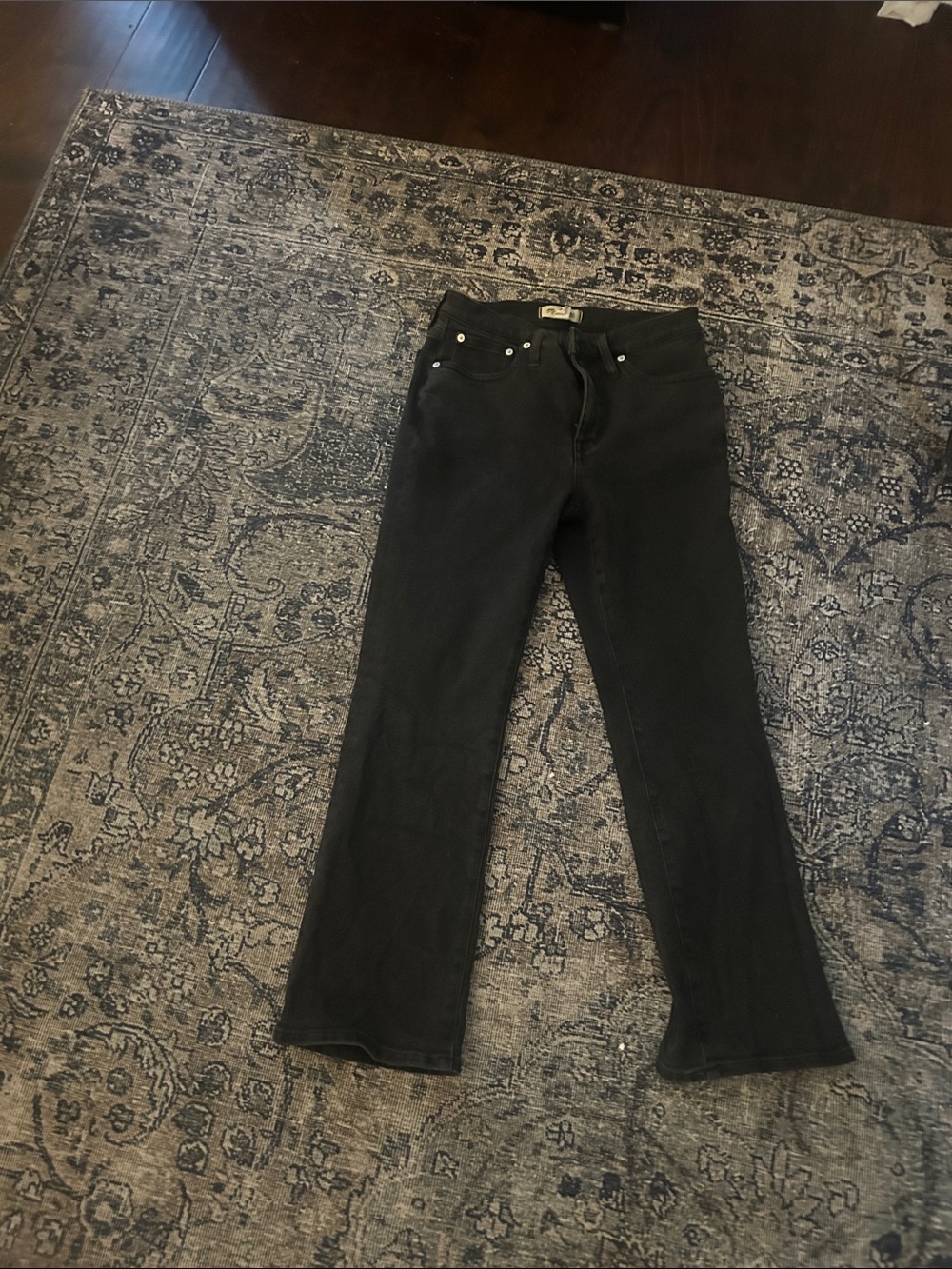 Madewell Black Flare Jeans